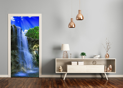 Deursticker Landschappen waterval