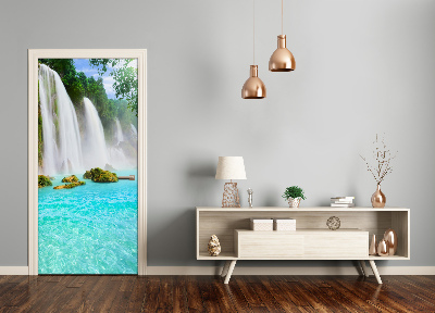 Deursticker Landschappen waterval