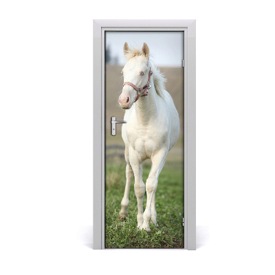 Deursticker Albino-paard