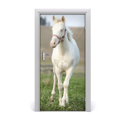 Deursticker Albino-paard