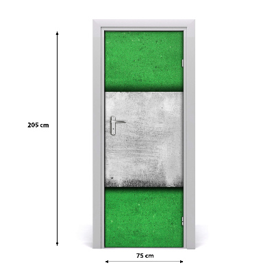 Deursticker Groene muur