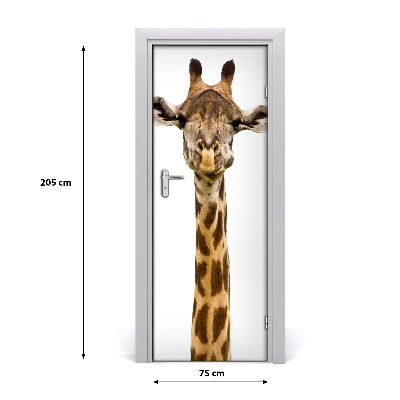 Deursticker Giraffe