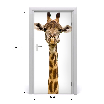 Deursticker Giraffe