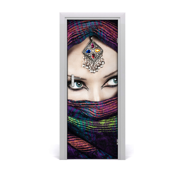 Deur sticker Indiase vrouw