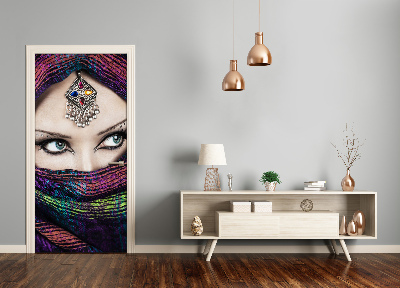 Deur sticker Indiase vrouw