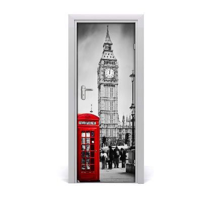 Deur sticker Big ben london