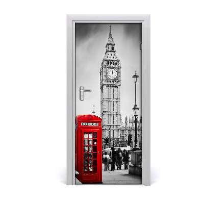 Deur sticker Big ben london