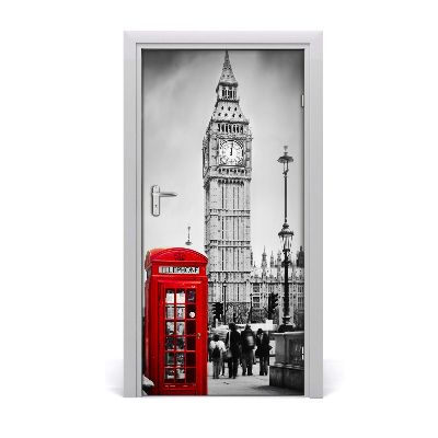 Deur sticker Big ben london