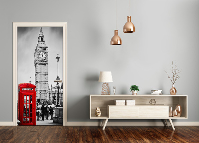 Deur sticker Big ben london