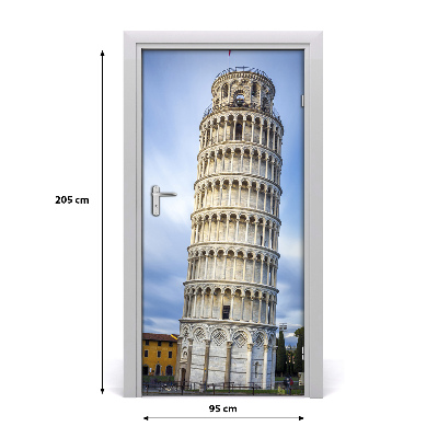 Deur sticker Curve tower pisa