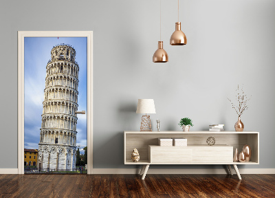 Deur sticker Curve tower pisa