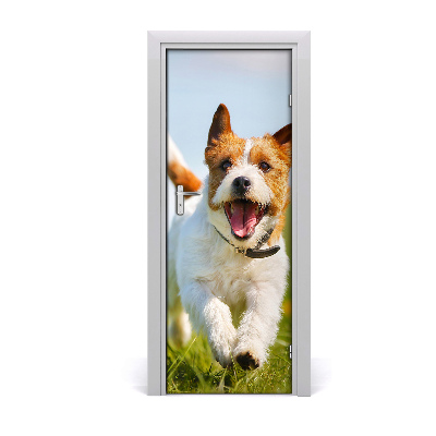 Deursticker Hond jack russell