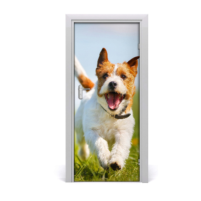 Deursticker Hond jack russell