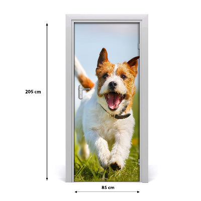 Deursticker Hond jack russell