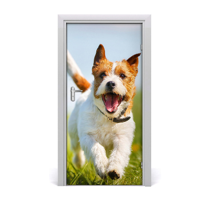 Deursticker Hond jack russell