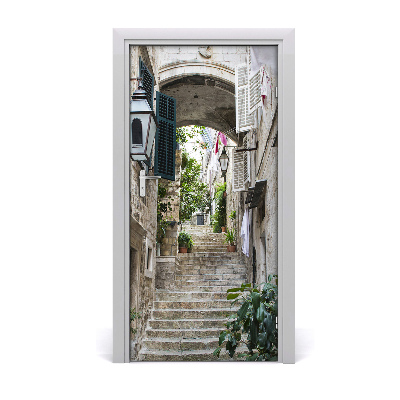 Deur sticker Dubrovnik straten
