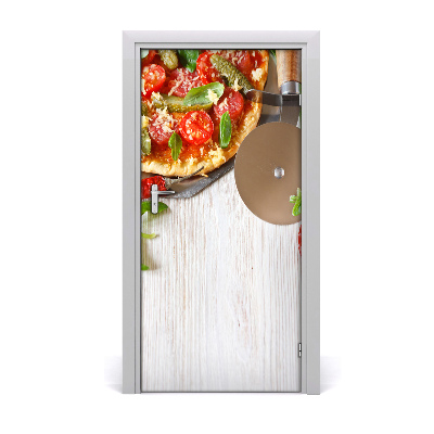 Deur sticker Pizza