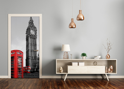 Deur sticker Big ben london