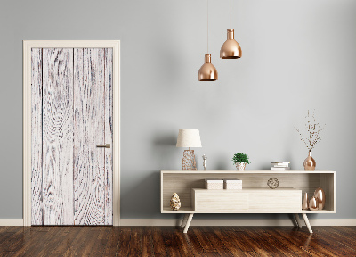 Deursticker Houten muur