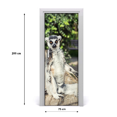 Deursticker Lemur