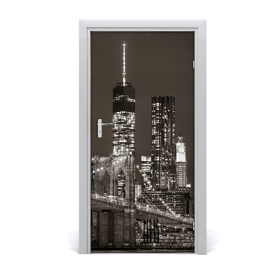 Deur sticker Manhattan new york