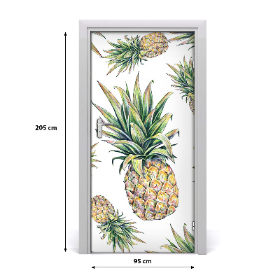 Deursticker Ananas