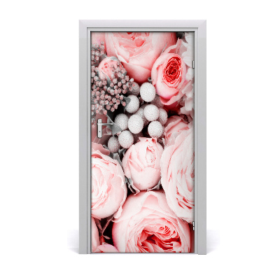 Deur sticker Boeket bloemen