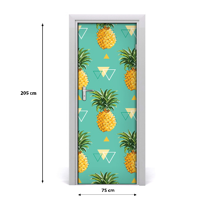 Deursticker Ananas