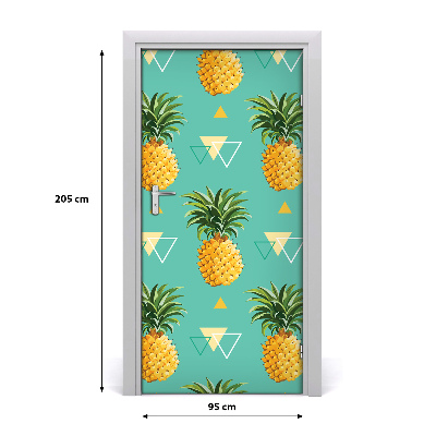 Deursticker Ananas