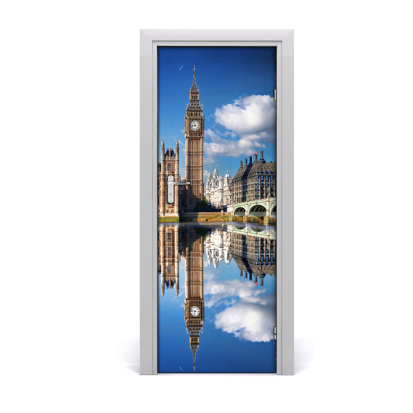 Deur sticker Big ben london