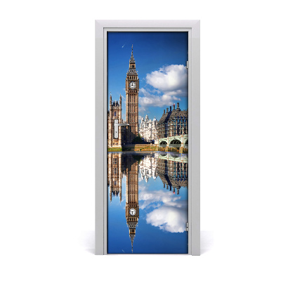 Deur sticker Big ben london