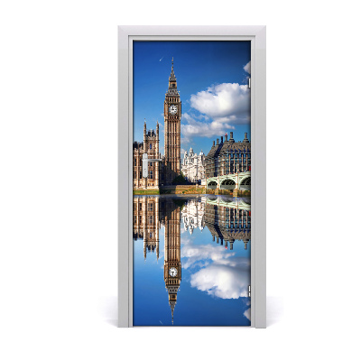 Deur sticker Big ben london