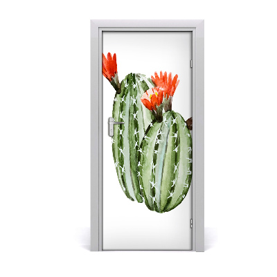 Deur sticker Cactussen