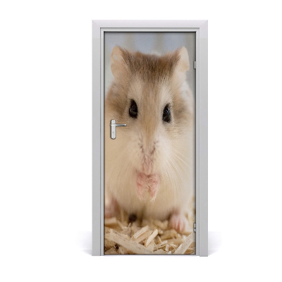 Deursticker Hamster