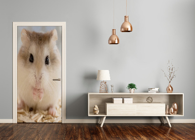 Deursticker Hamster