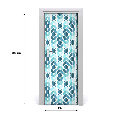 Deur sticker Geometrische achtergrond