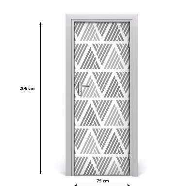 Deur sticker Geometrische achtergrond