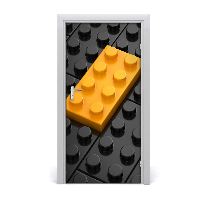Deursticker Lego blokjes