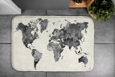 Badmat Wereldkaart