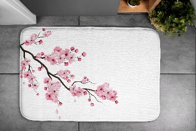Badkamermat Japanse kersenbloemen