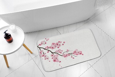 Badkamermat Japanse kersenbloemen