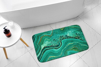 Douche mat Turquoise marmer