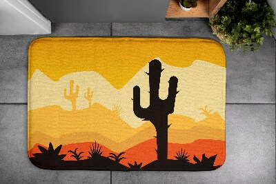 Badkamer mat Woestijncactus