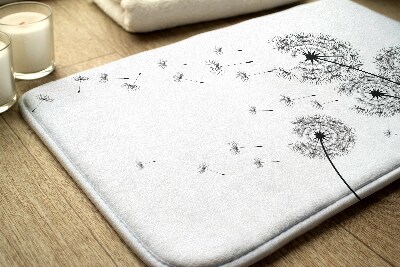 Badmat Dandelions bloemen