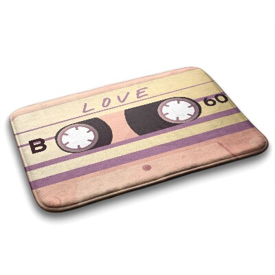 Badkamer mat Retro cassette