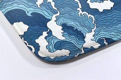 Badmat Japanse golven