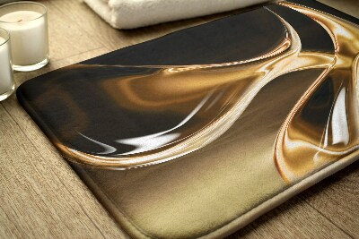 Badmat Gouden abstractie