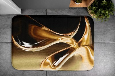 Badmat Gouden abstractie