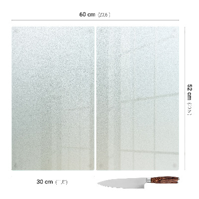 Snijplanken glas Dubbel halftransparant