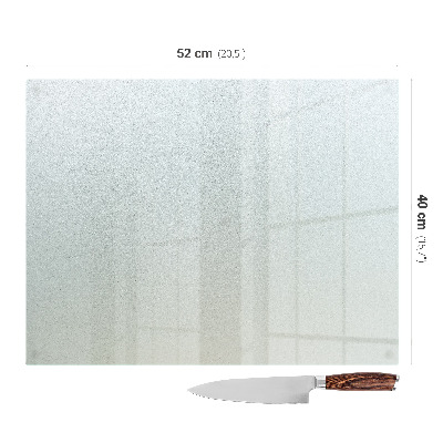 Glazen snijplanken Rechthoekig halftransparant